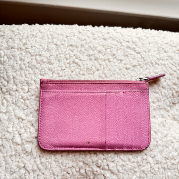 Balenciaga Long Cash & Card Holder in Lilac Leather & Black Logo - Picture 2 of 4